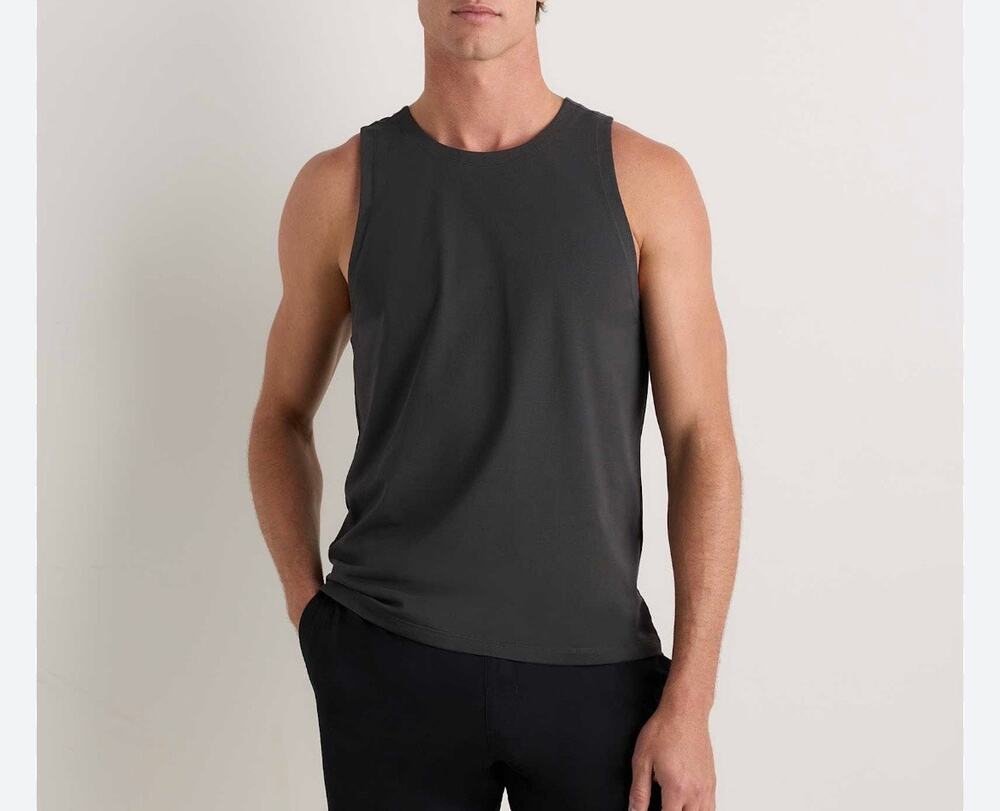 Quince Mens Studio Performance Tank Top Gray Gym Workout Muscle Sz. S NWOT